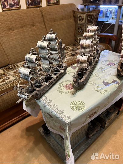 Модели четырёхмачтовых кораблей