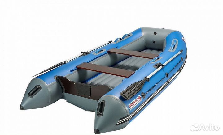 Лодка mishimo lite 320 сине-черная