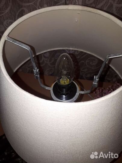 Настольная лампа. Югославия. Латунь, керамика