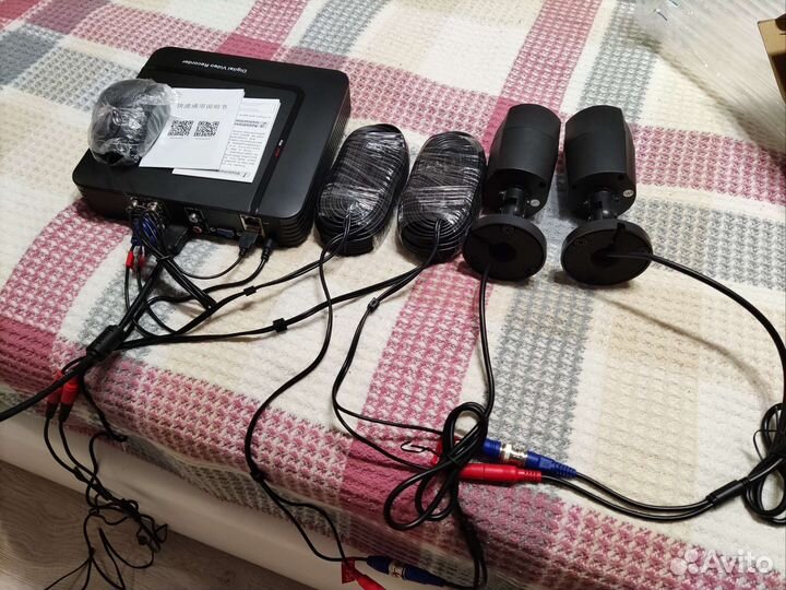 Комплект видеонаблюдения 4 камеры