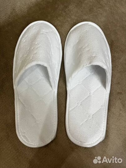 Тапочки одноразовые махровые, 10 пар