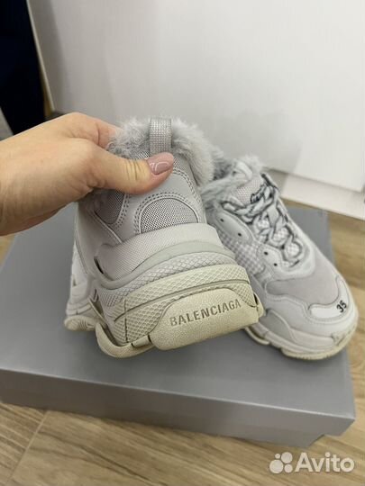 Balenciaga кроссовки зимние 36