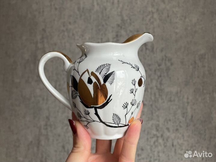 Кофейный сервиз Золотая Роза Вербилки по предметам