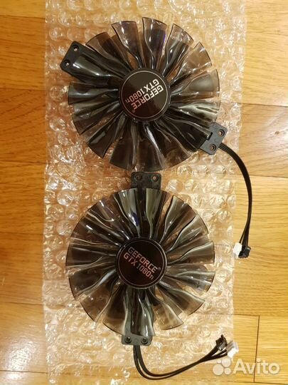 Вентиляторы (2шт) на Palit 1080ti GameRock