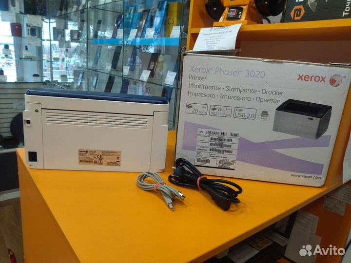 5) Принтер лазерный Xerox Phaser 3020