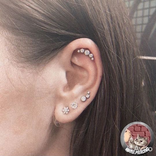 Модель на пирсинг