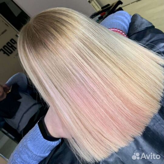 Кератиновое выпрямление волос