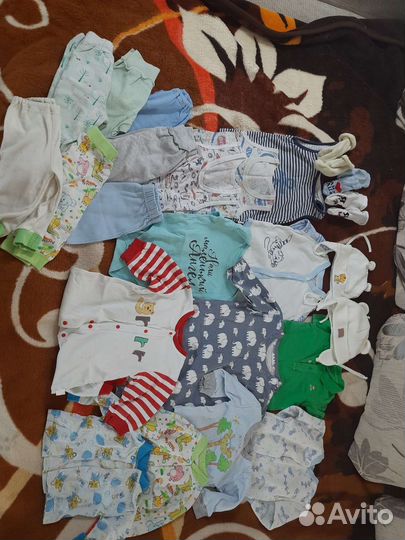 Детские вещи пакетом от 0 до года