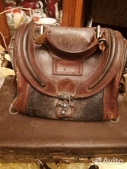 Чемодан и сумка ретро