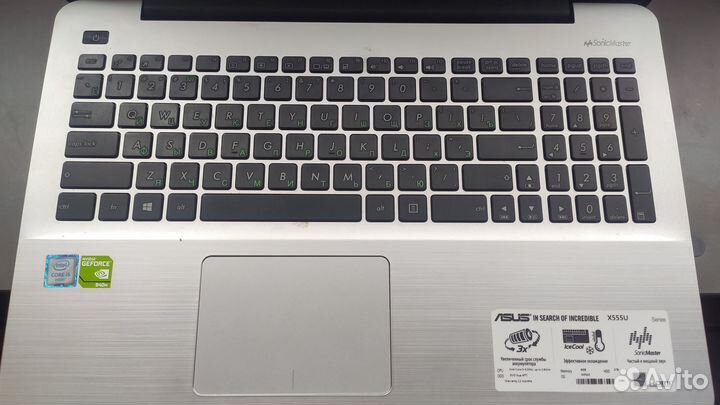 Ноутбук asus X555U разбор