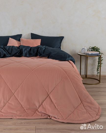 Покрывало богема пудра новое плед на кровать