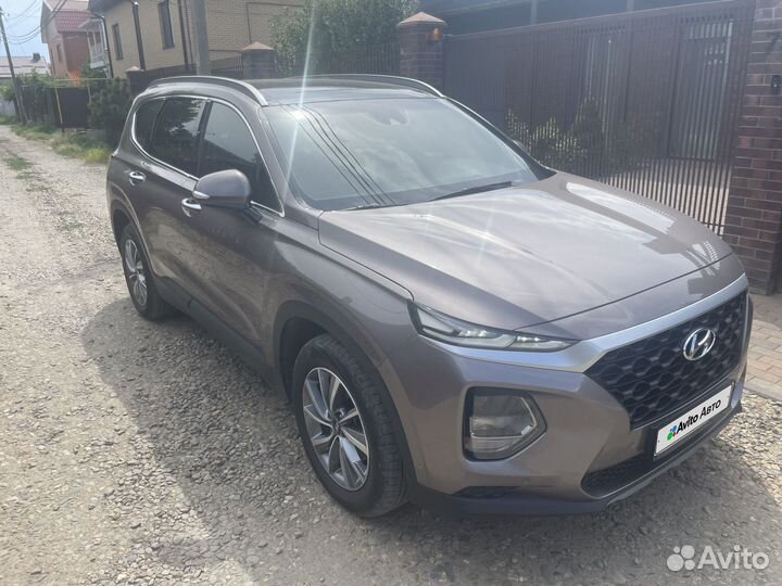 Hyundai Santa Fe 2.0 AT, 2018, 89 000 км