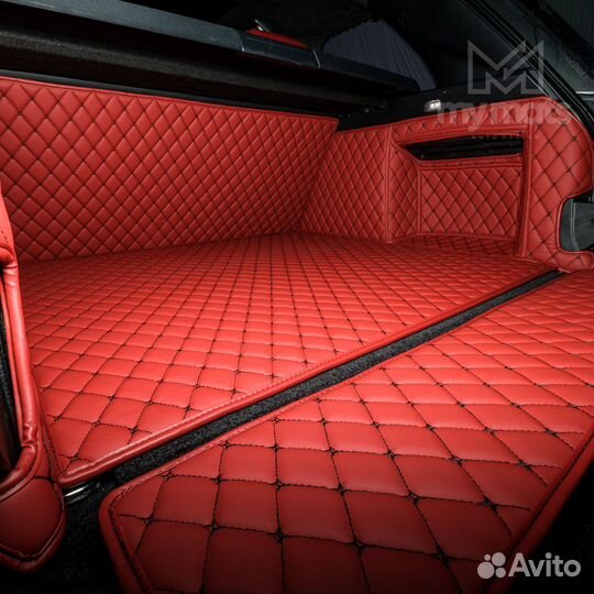 3D коврики из экокожи Land Rover в салон/багажник