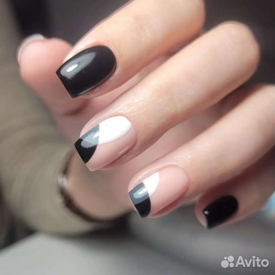Маникюр с покрытием гель-лак, педикюр