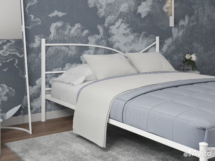 Кровать из металла modern Ларго двуспальная