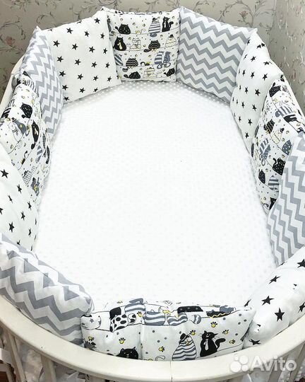 Новые бортики в кроватку