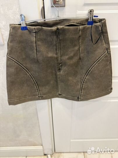 Юбка кожаная Lime