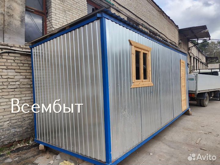 Новый вагончик бытовка с доставкой на манипуляторе