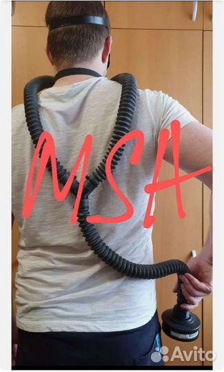 MSA-evro- шланг/противогаз /полумаска