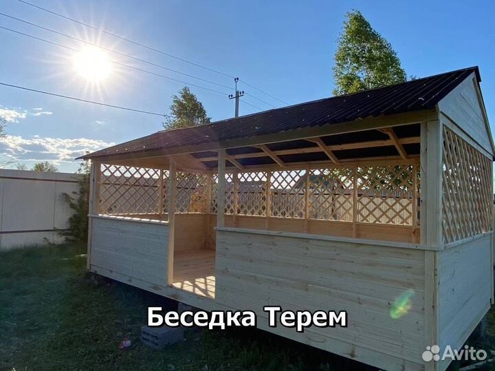 Беседки. Привезём и установим за 1 день