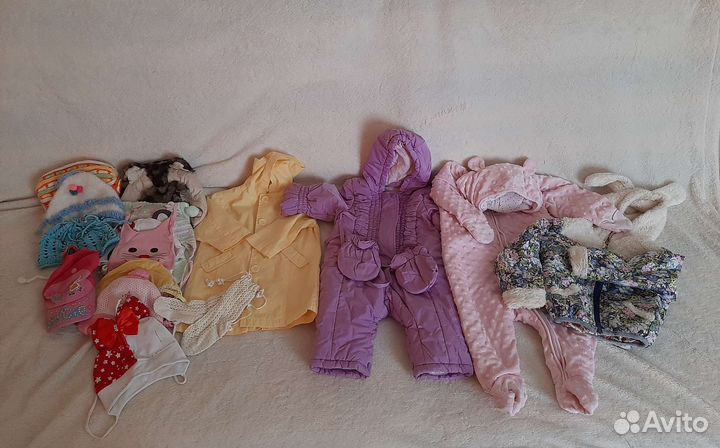 Вещи пакетом на девочку от 6 мес до 2 лет