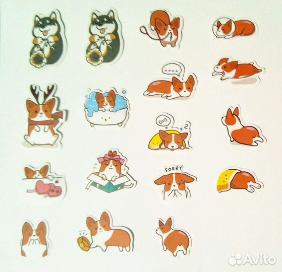 Наклейки Стикеры с животными