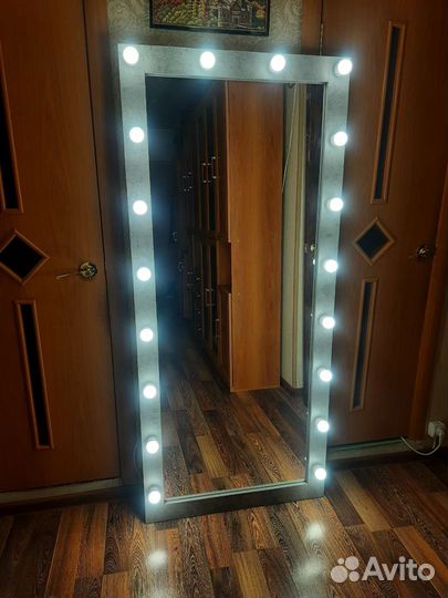 Зеркало гримерное 180/80