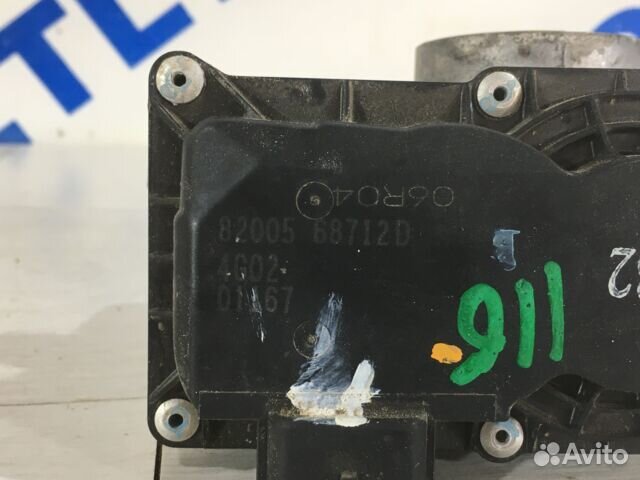 Дроссельная заслонка renault sandero 2 1.2 мт хетч