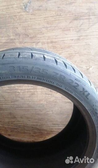 Continental ContiSportContact 7 275/40 R22 и 315/35 R22 107Y