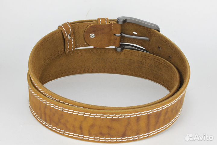 Мужской кожаный ремень 40 мм