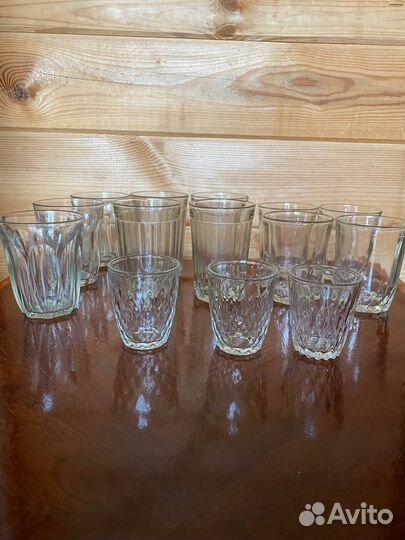 Стаканы стопки СССР разные
