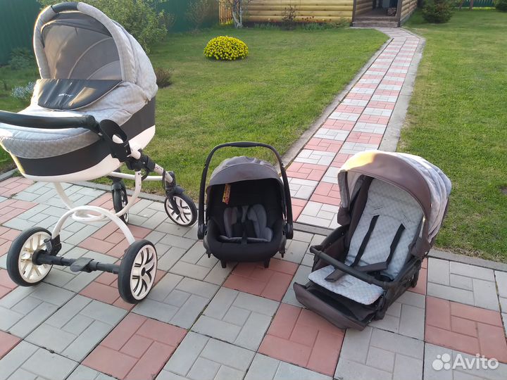 Коляска 3 в 1 bebetto