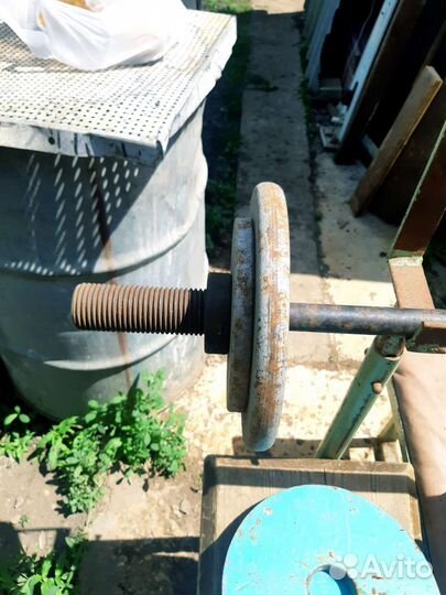 Скамья для жима лежа. Гири.диски