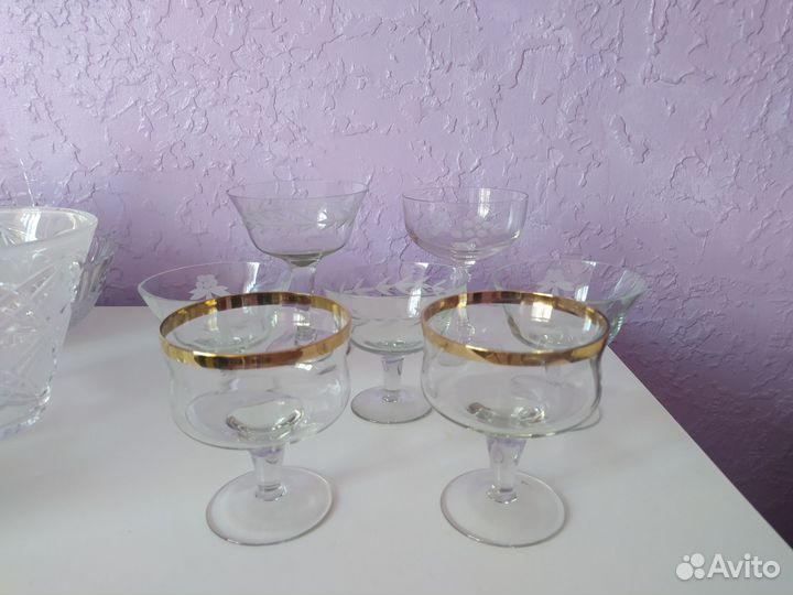 Хрустальная посуда СССР