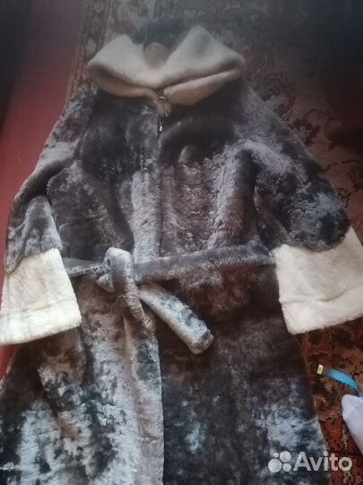Шуба мутовая большого размера и роста
