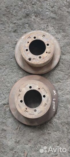 Тормозные диски задние lancer 9
