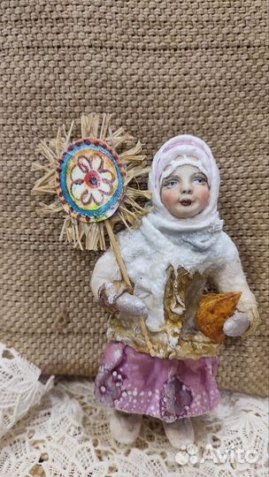 Ватные елочные игрушки