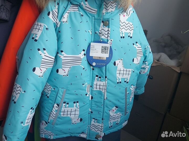 Зимний комбинезон для девочки 104