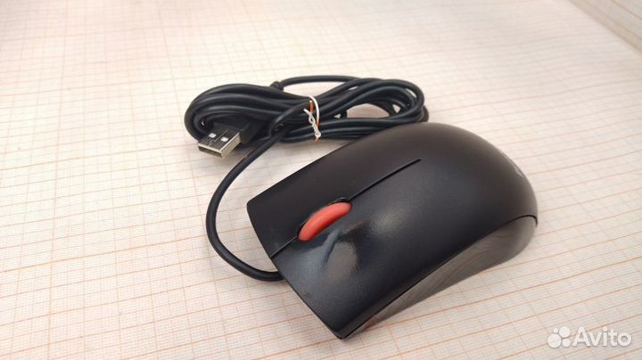 Мышь проводная lenovo MSU1175