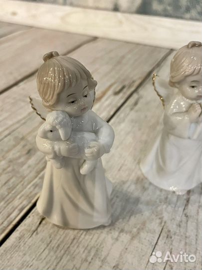 Фарфоровые статуэтки ангел