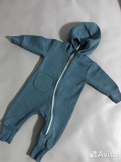 Комбинезон футер с начёсом радуга счастья 74