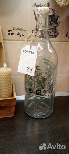 Бутыль Коркен икеа