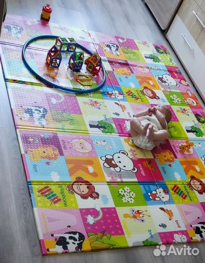 Детский коврик для ползания пазл
