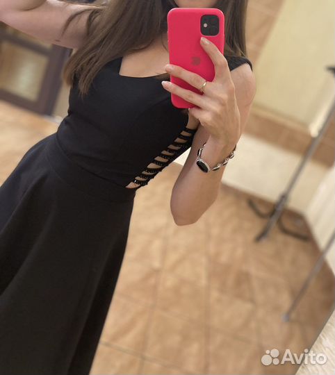 Платье женское черное