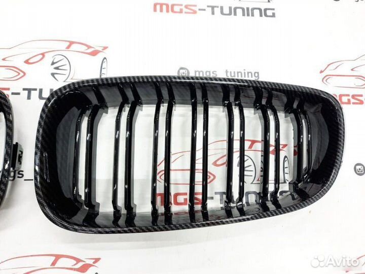 Ноздри BMW 3 серии GT f34 11-19г Под карбон