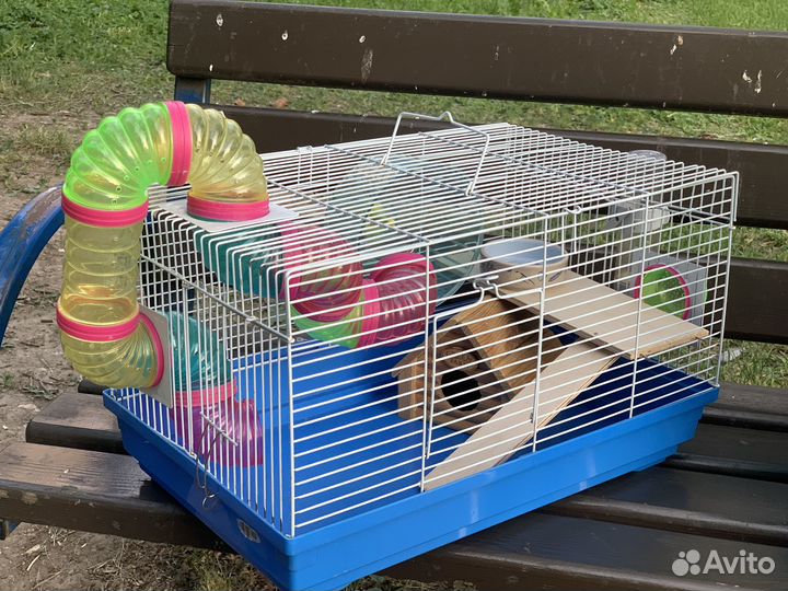 Клетка для хомяков мышей песчанок грызунов крысят