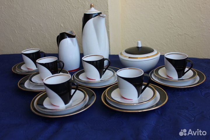 Кофейный сервиз Пингвины офз СССР. Редкий