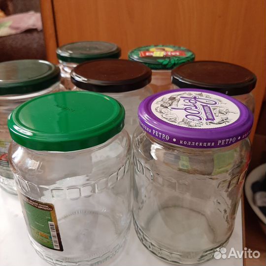 Банка стеклянная с крышкой