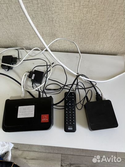 Tv приставка movix + роутер