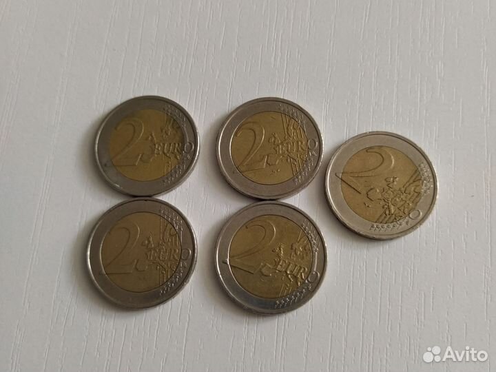 10 евро монетами